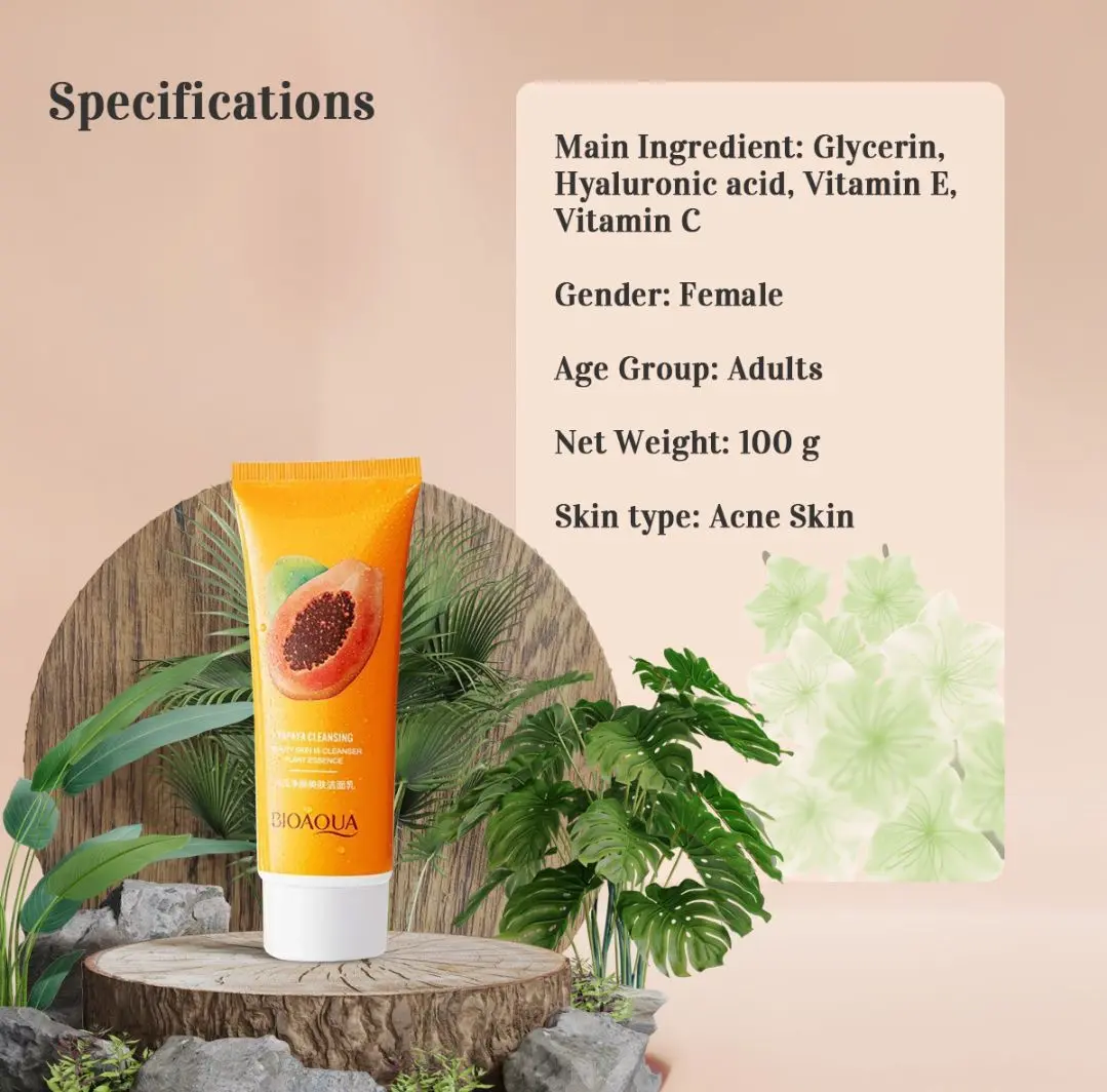 Picture of Papaya Moisturizing Facewash - 100GM