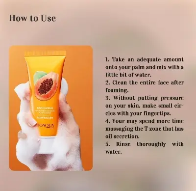 Picture of Papaya Moisturizing Facewash - 100GM