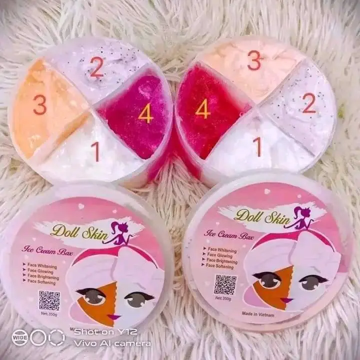 Picture of Doll Skin 4 In 1 Facial Combo Set - Multicolor
