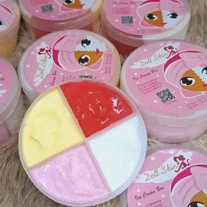 Picture of Doll Skin 4 In 1 Facial Combo Set - Multicolor