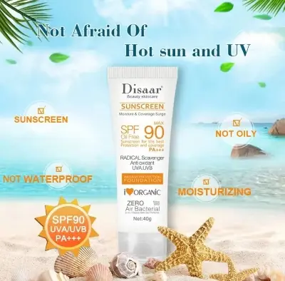 Picture of Disaar SPF90 Oil-Free Sunscreen Cream - 40gm