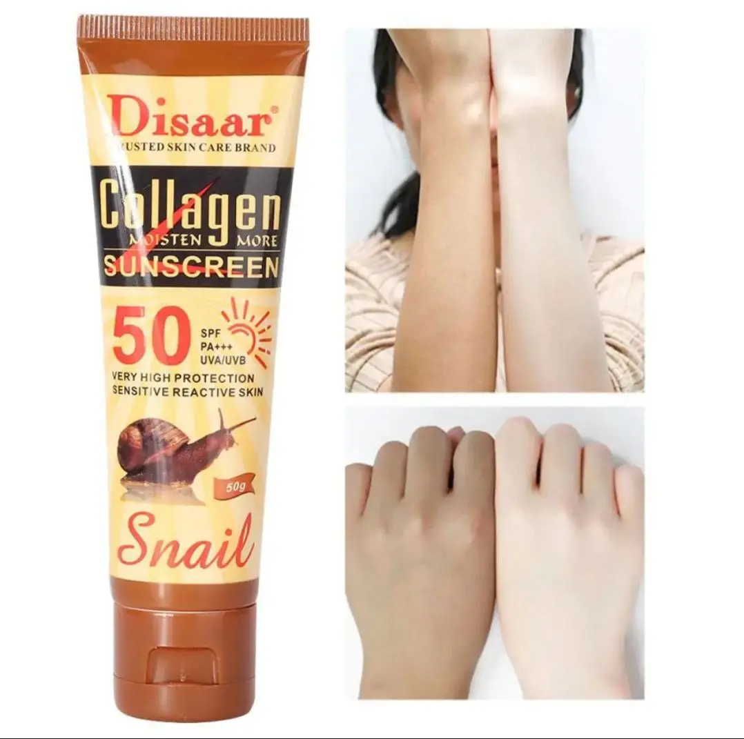 Picture of Disaar Snail Collagen Sunscreen Cream - 50gm