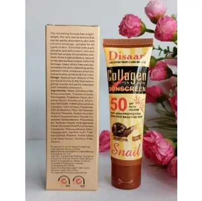 Picture of Disaar Snail Collagen Sunscreen Cream - 50gm