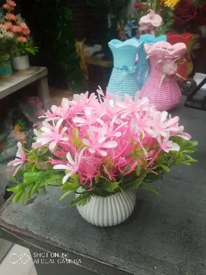 Picture of Artificial Bonsai Lightweight Plastic Potted - artificial flower - 1pcs