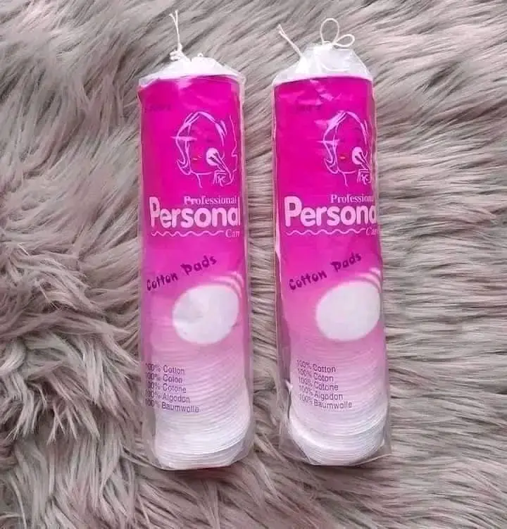 Picture of 100 PCS Pure White Makeup Remove Cotton Pads - White