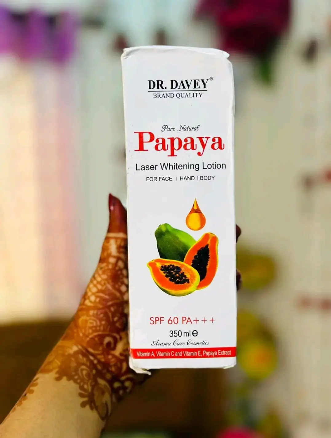 Picture of Dr Davey Papaya Laser Body Whitening Moisturizer Lotion