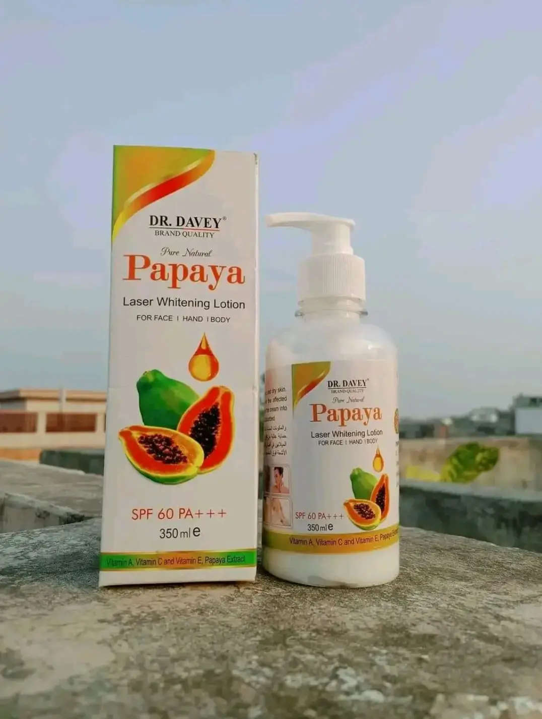 Picture of Dr Davey Papaya Laser Body Whitening Moisturizer Lotion