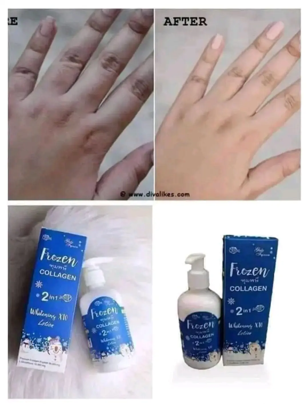 Picture of Frozen Collagen 2 in 1 Whitening Moisturizer Body Lotion