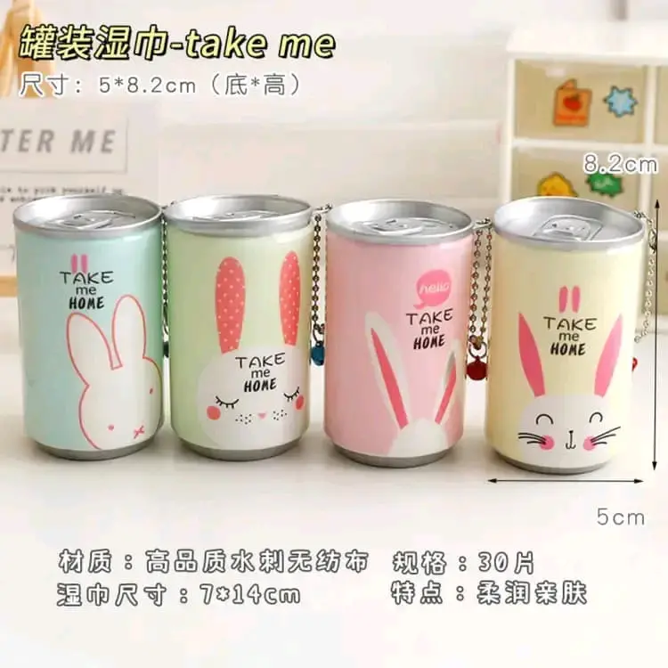 Picture of Easy Tissue Makeup Remover Tissue Wipes Baby Wipes Facial Wipes Wet Wipes - 30 PCS Tissue - Multicolor