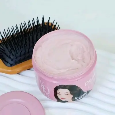 Picture of Kota Keratin Treatment Double Care Hair Mask - 250ml for Professional Keratin Repair Damage Frizzy Hair Soft Smooth Shiny Nutrition Deep Conditioning Hair Root Scalp Straight Shiny Hair Treatment for Women