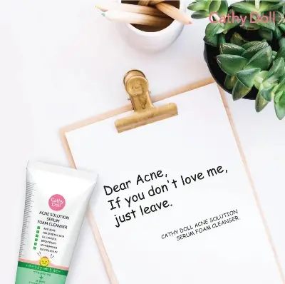 Picture of Acne Solution Serum Foam Cleanser 100ml Cathay Doll Face Wash(Made In Korea)