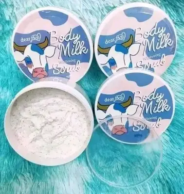 Picture of Dear Face Whitening Face Milk Scrub - 300gm