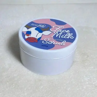 Picture of Dear Face Whitening Face Milk Scrub - 300gm
