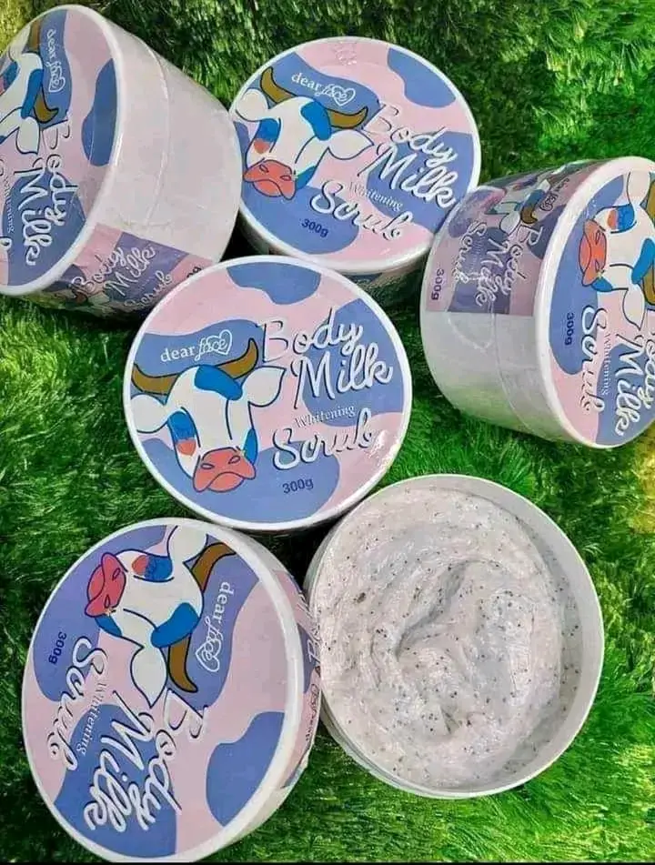 Picture of Dear Face Whitening Face Milk Scrub - 300gm