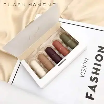 Picture of 5pcs Mini Lipstick Set Mini Mattr Lipstick Set Waterproof Long Lasting Makeup Lipstick Kit Tint Capsule Lipstick Set