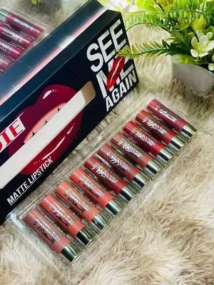 Picture of 10pcs matte lipstick set