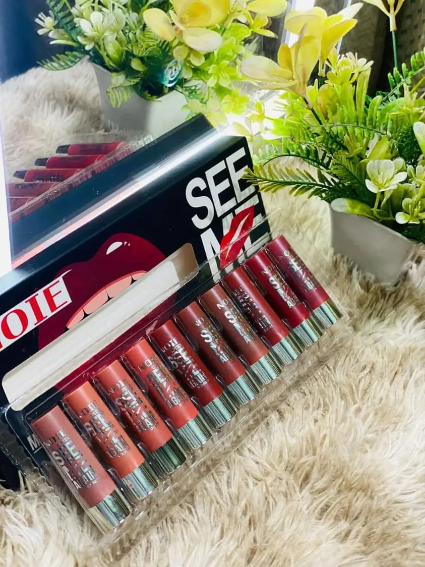 Picture of 10pcs matte lipstick set