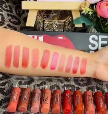 Picture of 10pcs matte lipstick set