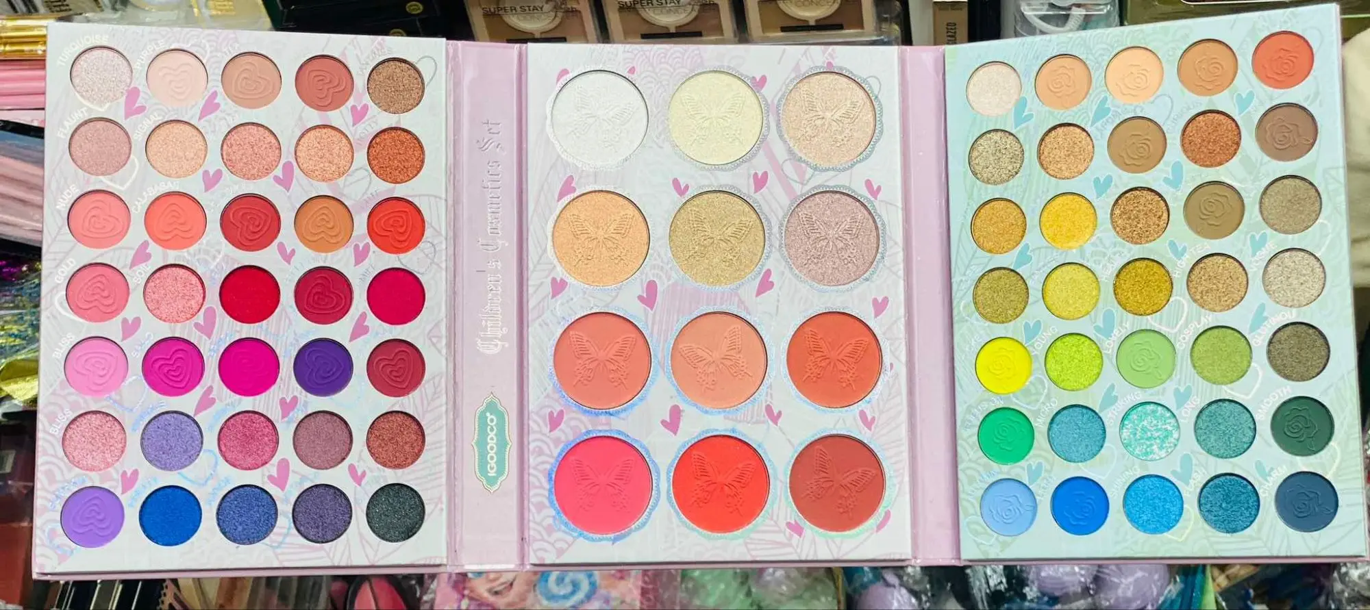 Picture of Igood co প্রিন্সেস 70 রঙের আইশ্যাডো প্যালেট 6 ব্লাশ 6 হাইলাইটার কম্বো প্যালেট