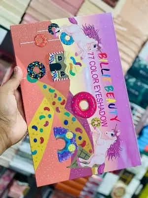 Picture of BILLIE Beauty 77 Color Eyeshadow Palette Matte Eyeshadow Glittery Eyeshadow Shimmer Eyeshadow Colorful Eyeshadow
