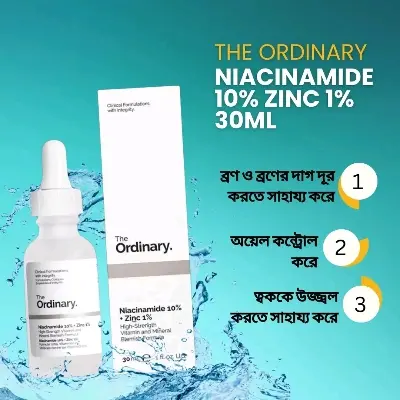 Picture of The Ordinary Niacinamide 10% + Zinc 1%-30ml
