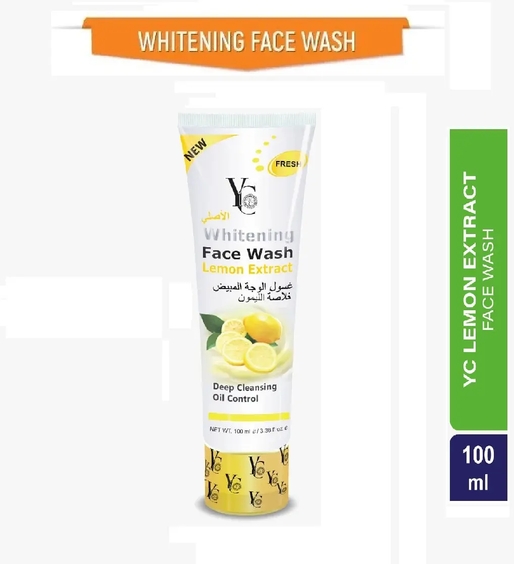 Picture of YC Lemon Extract Whitening Face Wash - 100ml - Yellow