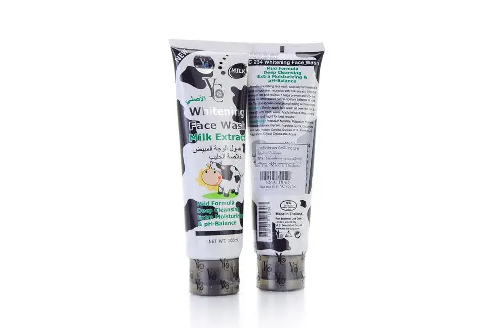 Picture of YC Whitening Milk Extract Facewash - 100ml (Authentic) - Black