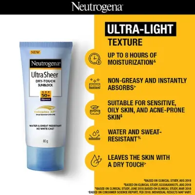 Picture of Neutrogena Ultra Sheer Dry-Touch Sunblock SPF 50+ PA++++ ( 80 g )