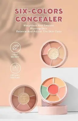 Picture of Beauty Glazed Softly 6 Colors Concealer Palette