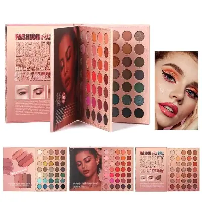Picture of IGOODCO Fashion Makeup Beauty 135 Color Eyeshadow Palette Matte Eyeshadow Glittery Eyeshadow Shimmer Eyeshadow Colorful Eyeshadow