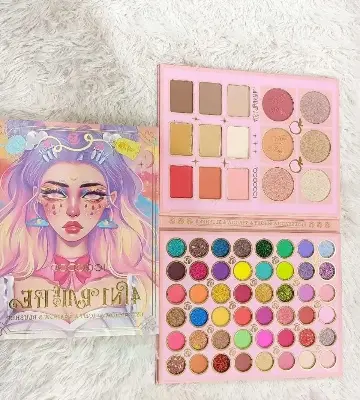 Picture of IGOODCO 48 Color Eyeshadow Palette 6 Blush & 6 highlighter Combo Pallet