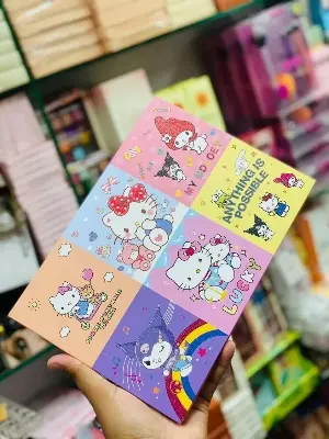 Picture of Hello Kitty 54 Color Eyeshadow Palette Matte Eyeshadow Glittery Eyeshadow Shimmer Eyeshadow Colorful Eyeshadow