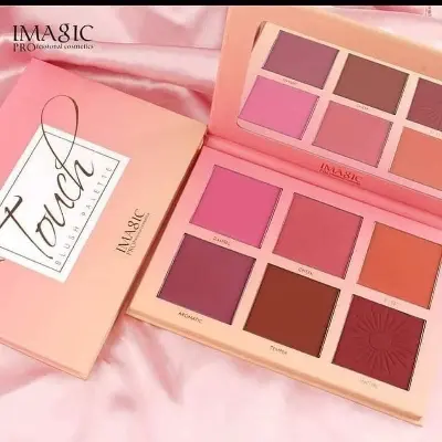 Picture of IMAGIC Touch 6 in 1 Blush Pallet Very Pigmented & Soft Touch Blush