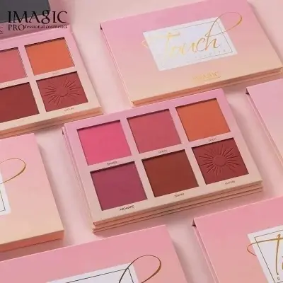 Picture of IMAGIC Touch 6 in 1 Blush Pallet Very Pigmented & Soft Touch Blush