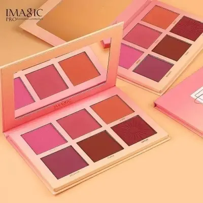 Picture of IMAGIC Touch 6 in 1 Blush Pallet Very Pigmented & Soft Touch Blush