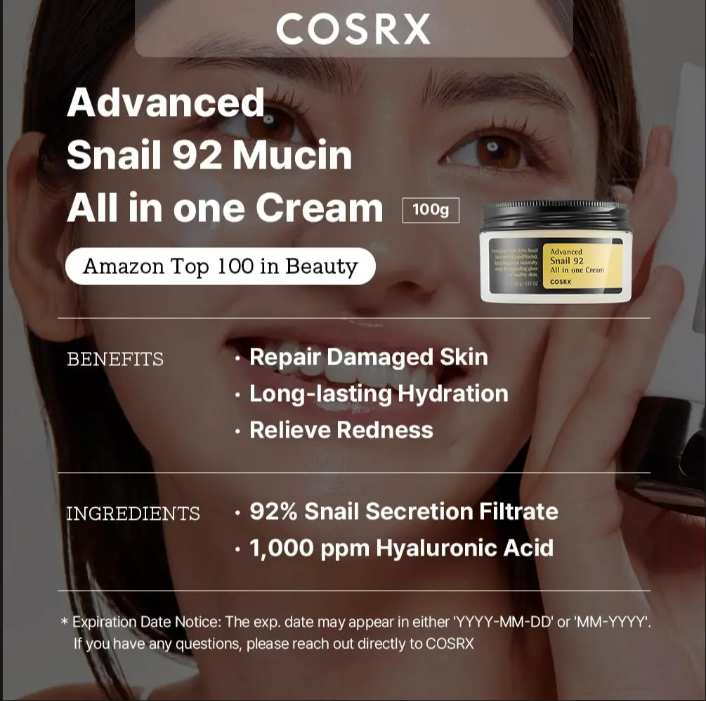Picture of Cosrx Advance Snail 92 All in One Cream 100ml (original)