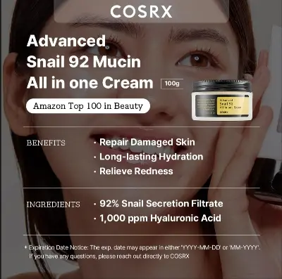 Picture of Cosrx Advance Snail 92 All in One Cream 100ml (original)