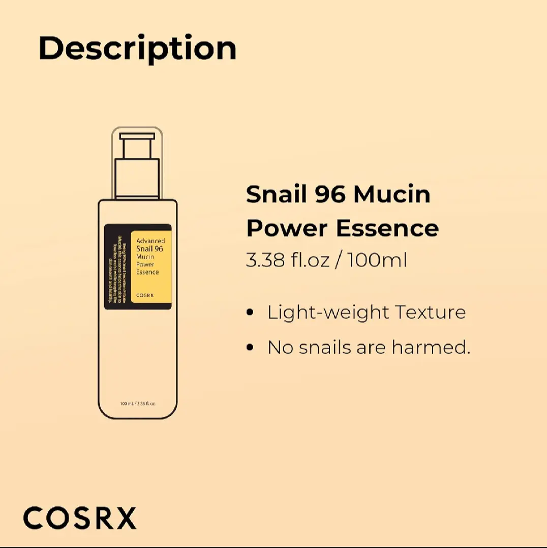 Picture of Original Cosrx Advanced Snail 96 Mucin Power Essence 100ml (original)