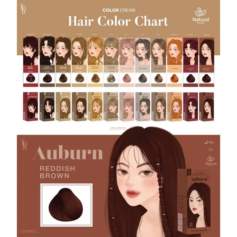 Picture of KOTA Hair Color Cream 100g | All Color Available