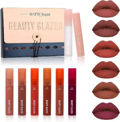 Picture of Beauty Glazed New 8pcs Mini Outfit Lip Set ( Original)
