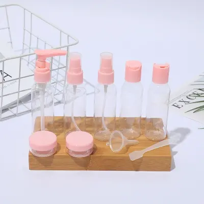 Picture of Travel Bottle Kit Leak Proof Portable Toiletry Containers Set Cosmetic Containers For Lotion Cream - Multicolor