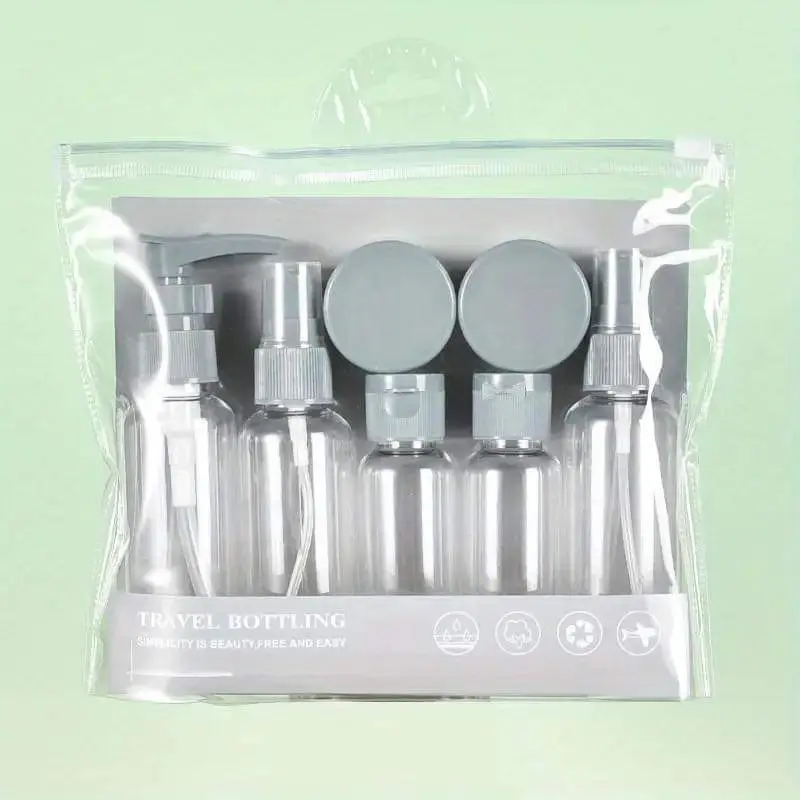 Picture of Travel Bottle Kit Leak Proof Portable Toiletry Containers Set Cosmetic Containers For Lotion Cream - Multicolor