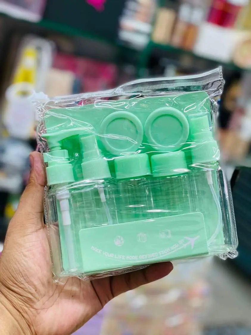 Picture of Travel Bottle Kit Leak Proof Portable Toiletry Containers Set Cosmetic Containers For Lotion Cream - Multicolor