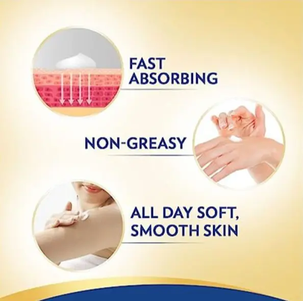 Picture of Vaseline Intensive Care Deep Moisture Nourishing Body Lotion For Men & Women - 400ml(Made In India)