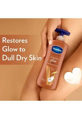 Picture of Vaseline Intensive Care Cocoa Glow Body Lotion for Men & Women - 400ml(Indian)