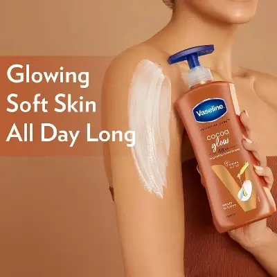 Picture of Vaseline Intensive Care Cocoa Glow Body Lotion for Men & Women - 400ml(Indian)