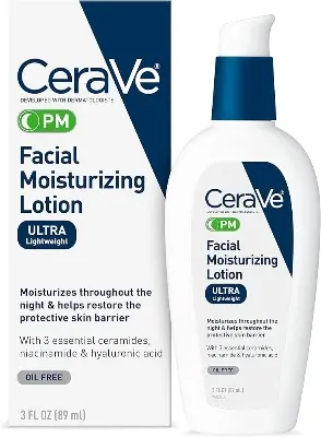 Picture of CeraVe PM Facial Moisturizing Lotion Fragrance Free for Nighttime 89 ml