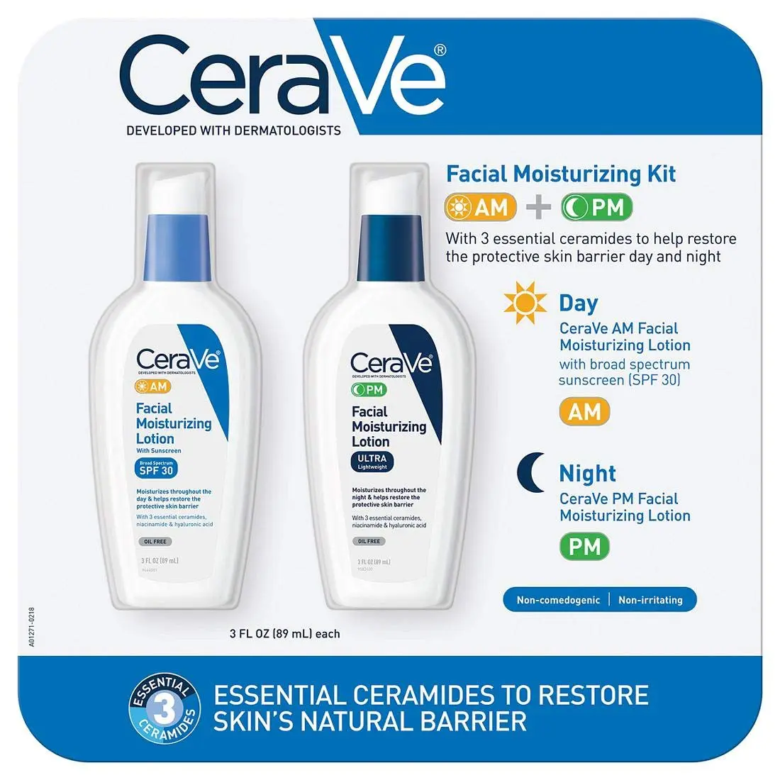Picture of CeraVe PM Facial Moisturizing Lotion Fragrance Free for Nighttime 89 ml