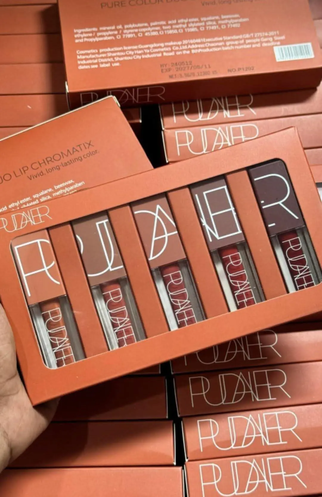 Picture of Pudaier Matte Liquid Lipstick Set of 5pcs (Original)