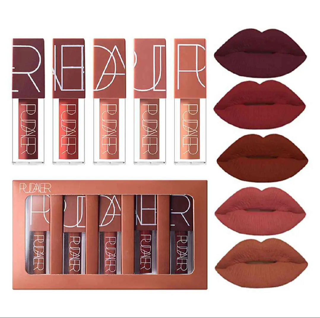 Picture of Pudaier Matte Liquid Lipstick Set of 5pcs (Original)